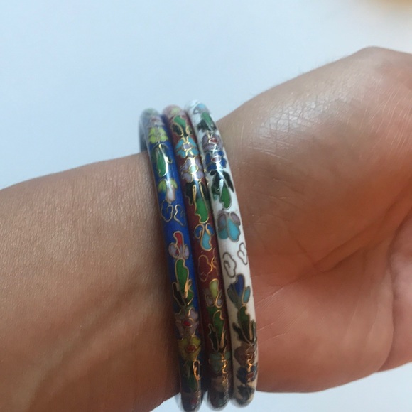 Enamel bangles - Picture 1 of 6